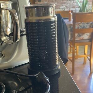 Nespresso Black and Silver Milk Frother